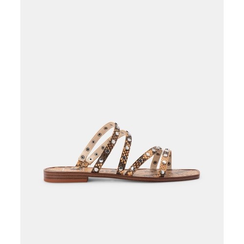 Sandali Dolce Vita Izabel borchie mango stampa serpente stella nuovi con scatola taglia 7,5 - Foto 2 di 9