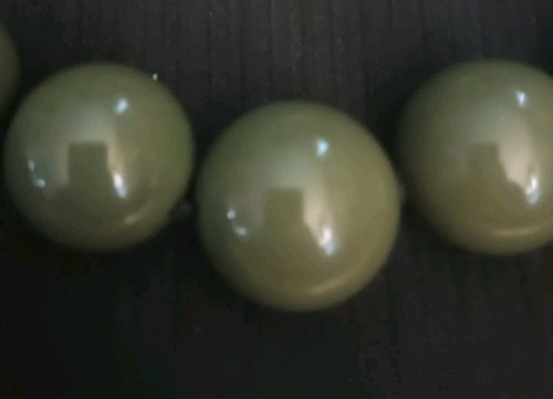 NWT Vintage Liz Claiborne Lucite Green Beaded Necklace,Earrings& Bangle Bracelet - Picture 4 of 9