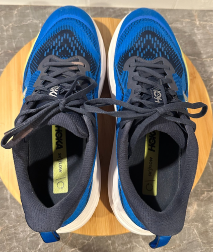Hoka One One Skyflow Varsity Blue Running Shoe Sneaker Men’s Size 9D - Picture 7 of 8
