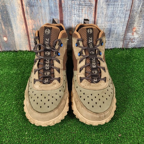 Timberland Greenstride Motion 6 Mid Lace Up Hiking boot Green/Brown - Size 11.5 - Picture 7 of 10