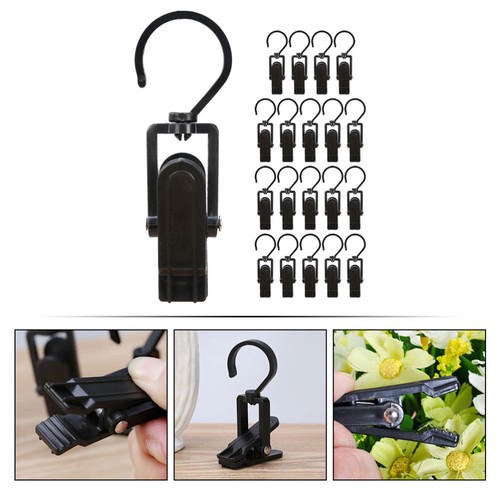 20 Pezzi Organizzatore Casa Clip Cappello Appeso Girevole Stivali Appendiabiti Piccolo per - Foto 9 di 12