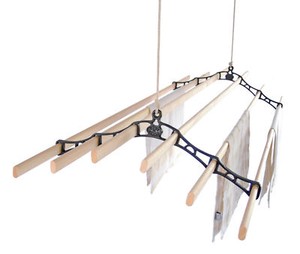 Details Zu Six Lath Ceiling Pulley Maid Clothes Airer Kitchen Maid