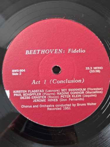 Bruno Walter - Beethoven - Fidelio 1951 Recording - Kirsten Flagstad - 2LP - US - Picture 8 of 15