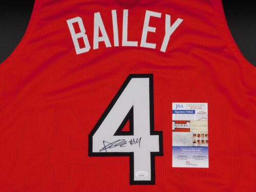 Ace Bailey Signed Autographed Rutgers Knights Basketball Jersey NCAA JSA COA Red - Picture 3 of 4