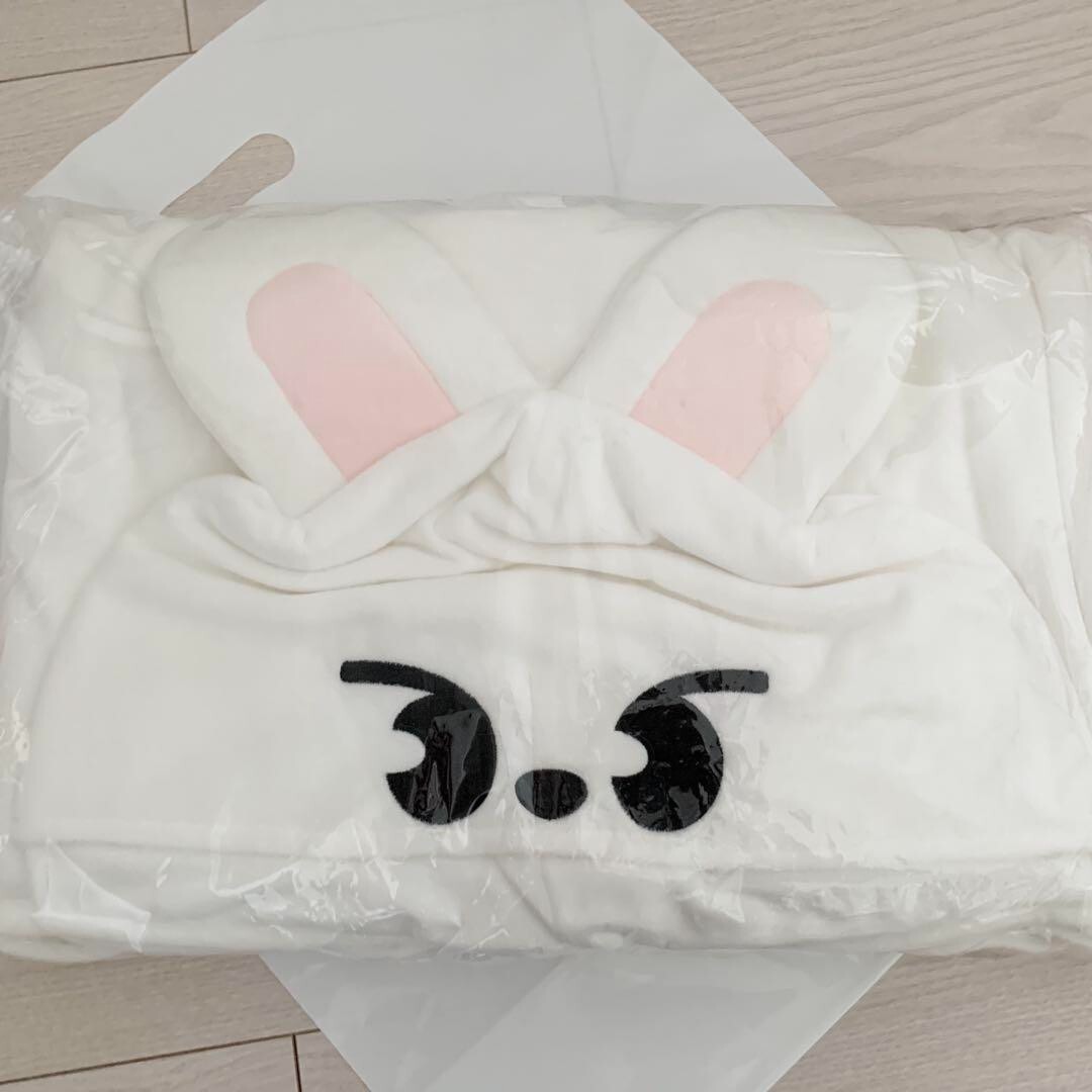 Stray Kids Xmas POPUP STORE 2023 Leebit Lee Know Blanket | eBay