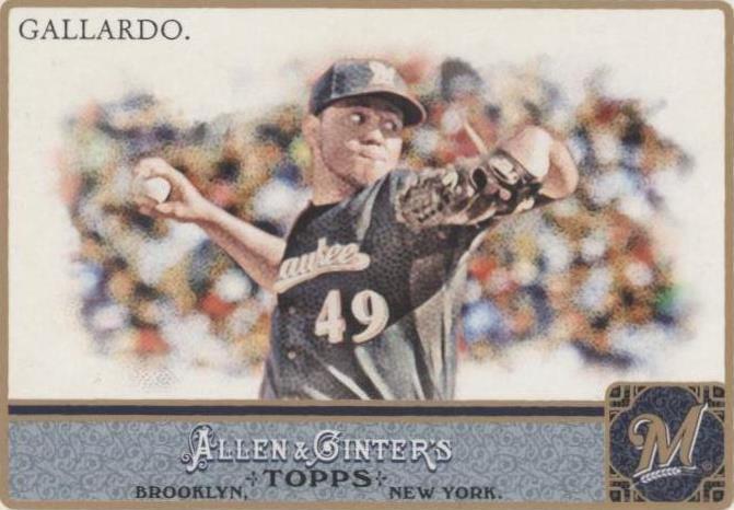 2011 Topps Allen & Ginter's - Yovani Gallardo #287 - 1 of 1