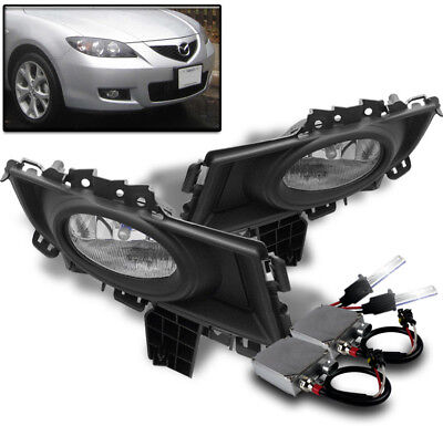 Clear For 07-09 Altima Fog Lights w/Wiring Kit & HID Conversion Kit