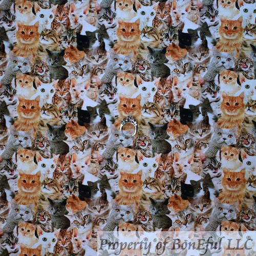 BonEful Fabric Cotton Quilt Purple Blue White Sky UNICORN Pink Gold Star 1 SCRAP - Picture 12 of 12