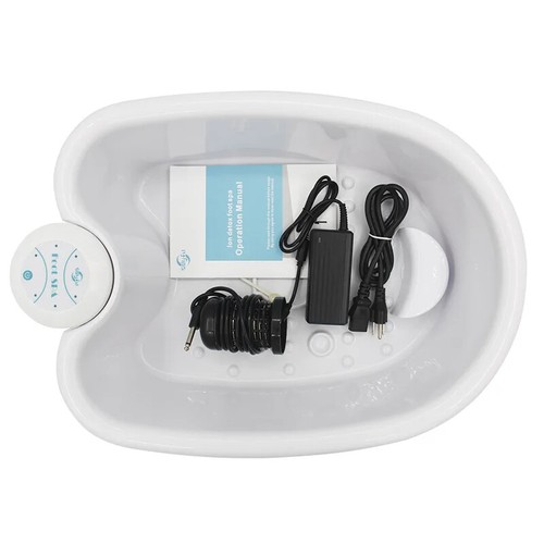 Máquina de masaje de baño de pies de desintoxicación iónica con lavabo masajeador eléctrico de pies spa baño - Imagen 4 de 19