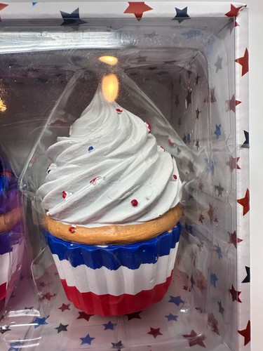4. Juli, USA, Patriotische Faux Donuts, Torten oder Cupcakes, verkauft Indi. NEU - Bild 19 von 29