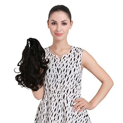 Extensiones de cabello cola de caballo para cabello humano real Body Wave - Imagen 2 de 38