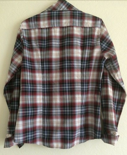 Smith & Sole Casual Checked Shirt, Burgundy/Blue/White, EUR 38/UK 10 - Picture 2 of 8