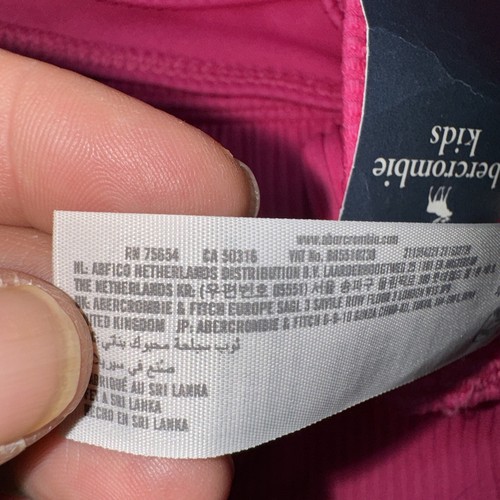 Abercrombie Kids Girls Bathing Suit Bikini High Waist Sz 17/18 Bikini Swimsuit - Picture 6 of 22