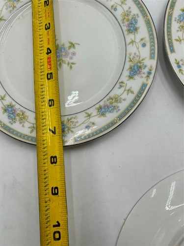 6) SANGO BARCLAY 7" SALAD PLATES SOME WEAR & UTENSIL MARKS - Picture 4 of 4