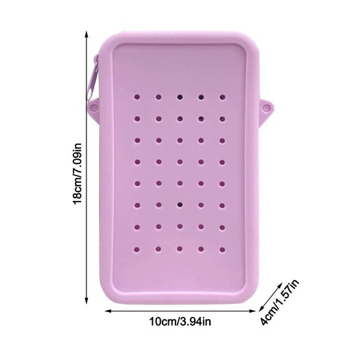 Silicone Phone Holder Cosmetics Storage Bag for Bogg Bag Decorative - Zdjęcie 2 z 15