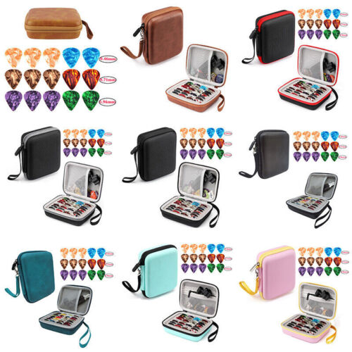 Estuche caja con soporte para púas de guitarra de 16 piezas con afinador Pick Capo cuerdas bolsa de almacenamiento - Imagen 3 de 18