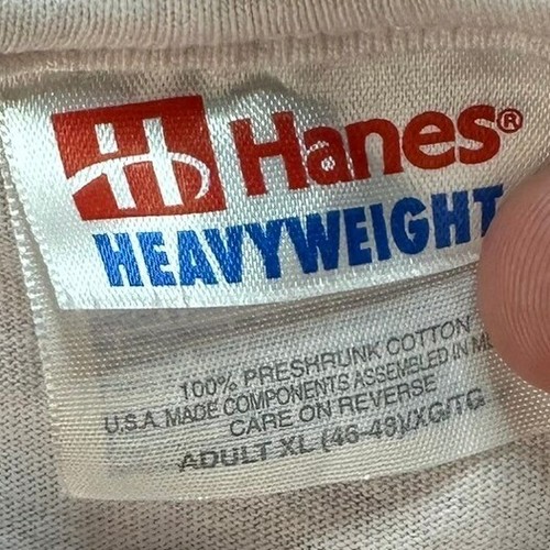 Camiseta Hanes Hawaii 2000 Souvenir Gráfico Blanca XL - Imagen 9 de 10