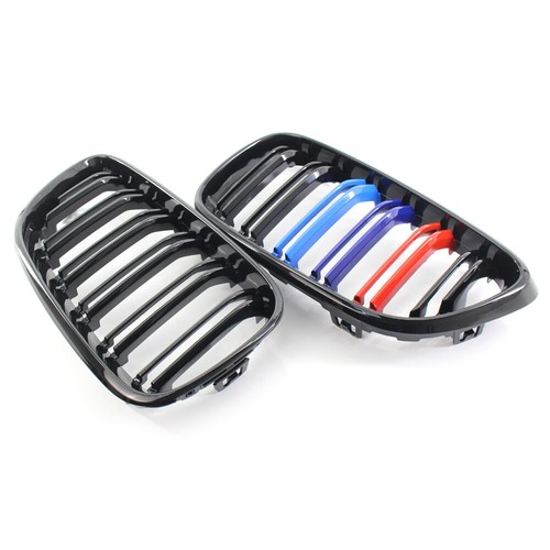 For BMW F22 F23 2014+ Cabriolet M-Color Gloss Black Grille M2 STYLE 2 Slat Grill - Picture 9 of 9