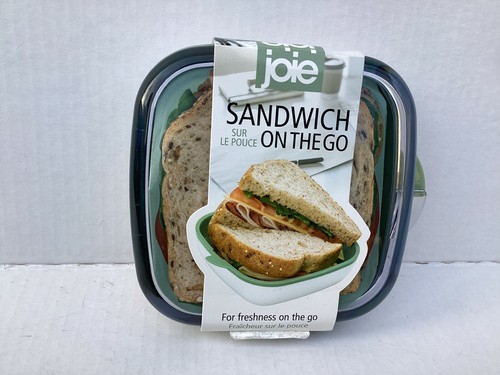 Joie MSC ~ Sandwich Container für unterwegs ~ transparent/weiß/grün