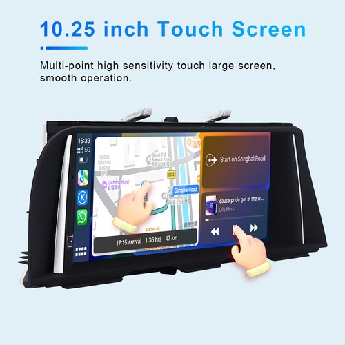 10.25'' Car Linux Screen Multimedia Carplay Fit For BMW 5 Series F10 2009-12 CIC - Picture 10 of 12