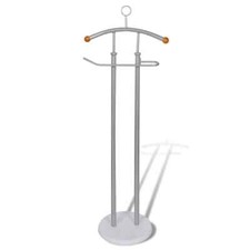 Valet Stand Coat Shirt Organizer Metal Frame vidaXL