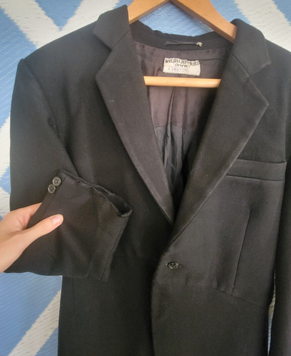 Vintage Eton ' Welsh & Jefferies Diploma ' Morning Tail Black Coat Size 38 PROP - Picture 5 of 12