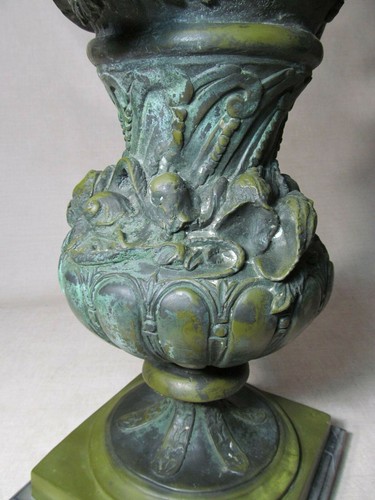 MOREAU BRONZE STATUE SCULPTURE NEPTUNE PITCHER ANTIQUE FRANCE 27” H 44 LB GREAT - Picture 10 of 11