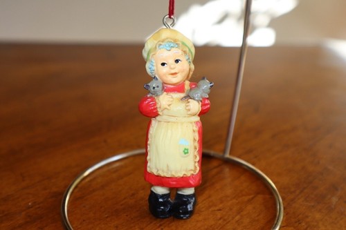 Lot 2x Vintage Hallmark Christmas Ornament 1981 Mr & Mrs Claus Santa Cat Kittens - Picture 10 of 10