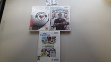 3- nintendo wii games, table tennis, topspin3, deca sports, tested !!