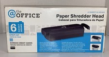 @ The Office 6 Sheet Strip Cut Paper Shredder Extendable Arm TESTED Model 60S