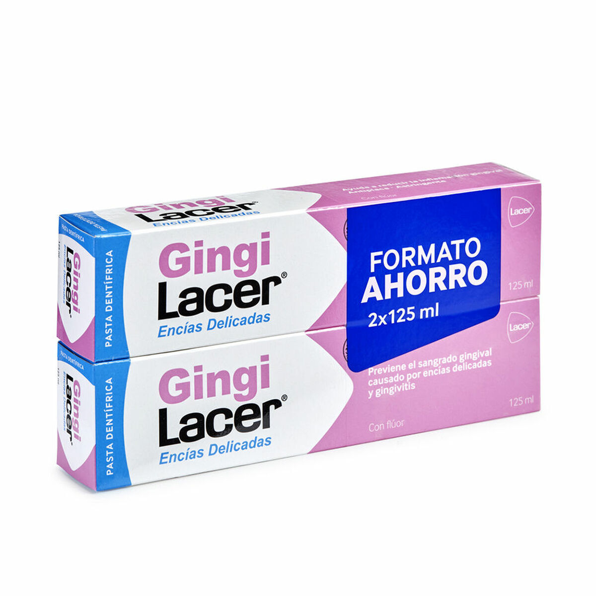 Pasta de Dientes Encias Sensibles Lacer Gingi 2 x 125 ml [2 Piezas]