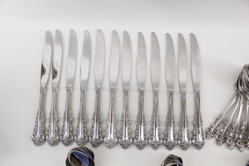 Set 12 posti di Oneida BAROCCO MERIDIONALE arte inox di Oneida USA - Foto 2 di 9