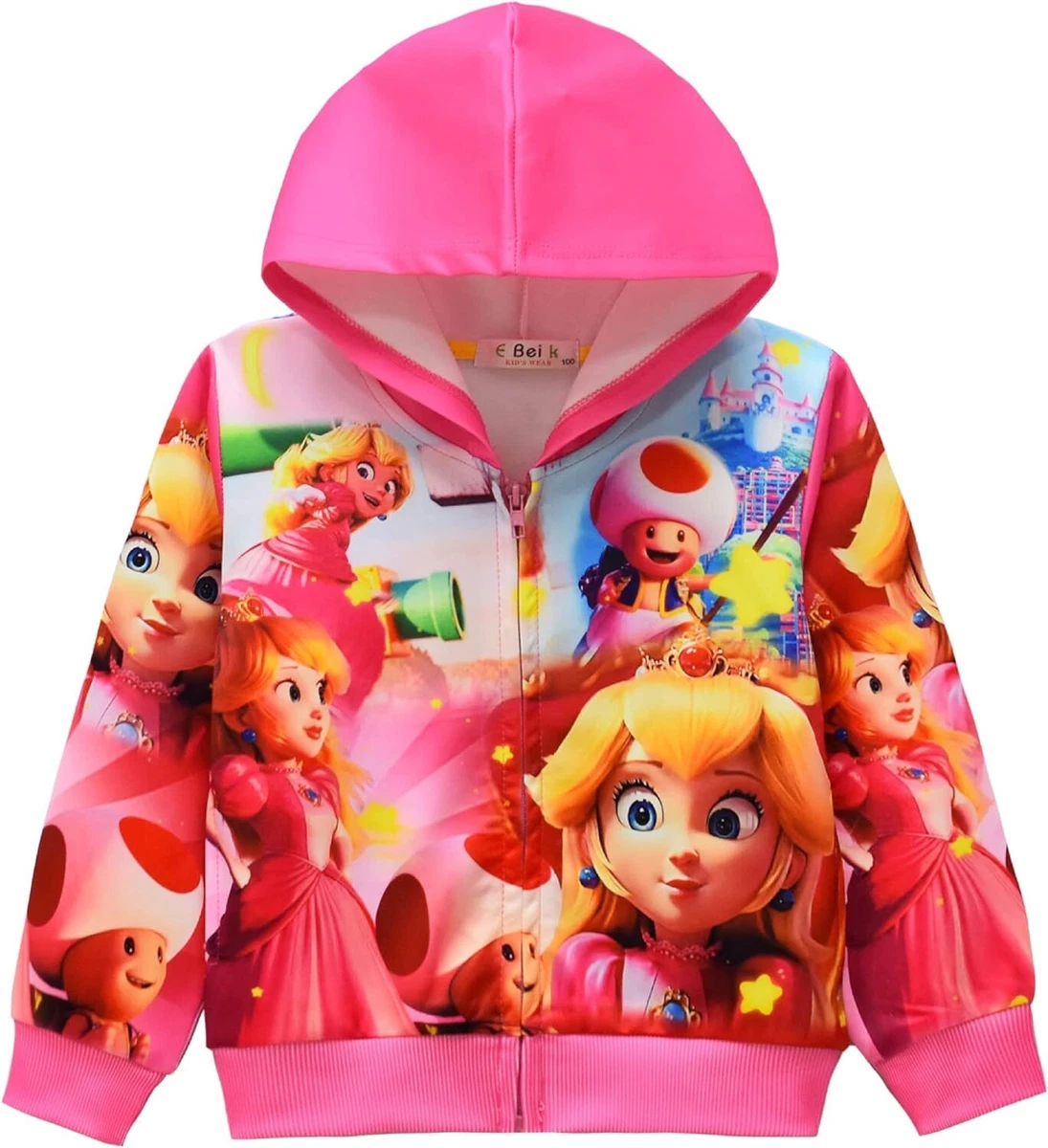 Peach zip up hoodie sale