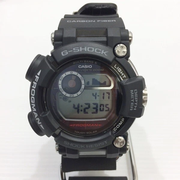 CASIO Quartz G-SHOCK GWF-D1000-1JF FROGMAN DEPTH SENSOR Master of G Watch BNB