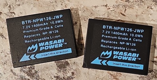 Wasabi Power NP-W126, NP-W126S Battery (2-Pack) for Fuji X-T100, X-T200, X100F, - Picture 6 of 6
