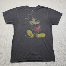 Disneyland Shirt Youth Small Black Short Sleeve Mickey Mouse Casual