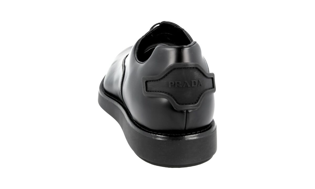 AUTH PRADA OXFORD BUSINESS SHOES 2EE253 BLACK LEATHER NEW US AUTH PRADA OXFORD BUSINESS SHOES 2EE253 BLACK LEATHER NEW US