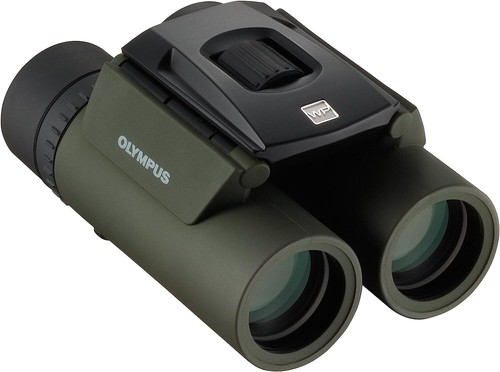 OLYMPUS Binoculars 8x25 V501011EE000 Small green waterproof WP II GRN - Picture 2 of 8