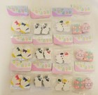 Lot 24 Cute Easter Bunny Egg Erasers Kids Basket Student Gifts School Supplies