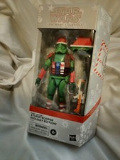 STAR WARS BLACK SERIES HOLIDAY EDITION FIRST ORDER STORMTROOPER BLASTER & DROID