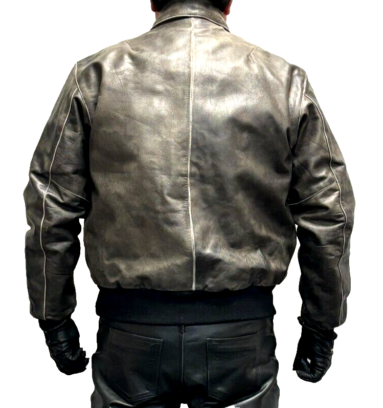 Jamin Leather Vintage Brown A2 Leather Bomber Jacket Size 3XL (New