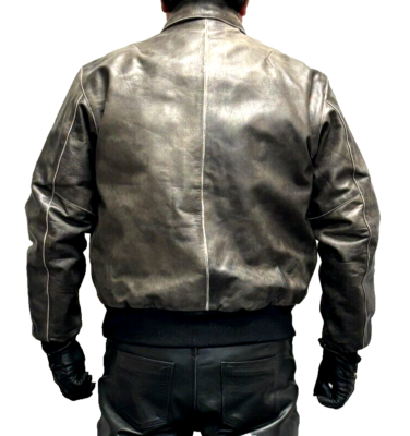 Jamin Leather Vintage Brown A2 Leather Bomber Jacket Size 3XL (New