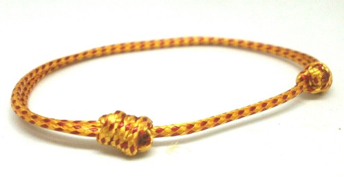 Lote 5 Pulseras Artesanal "España" cordón 2 mm trenzado nudos ajustable - Imagen 3 de 9