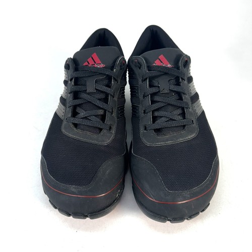 Adidas Mens Pure Motion Spikeless Waterproof Golf Shoes Size 9.5 Black Red - Picture 3 of 11
