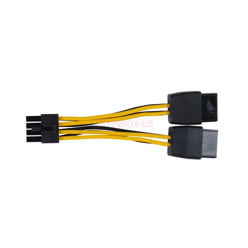 Dual 8 Female to 8 Male Power Cable For NVIDIA Tesla K80 M40 Grid M60 P40 P100 - Picture 9 of 16