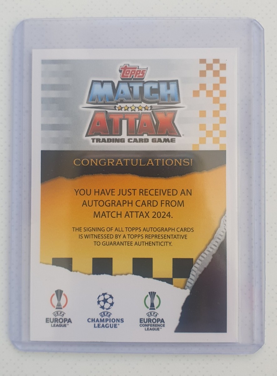 Anthony Gordon Genuine Autograph Card Topps Match Attax 2023