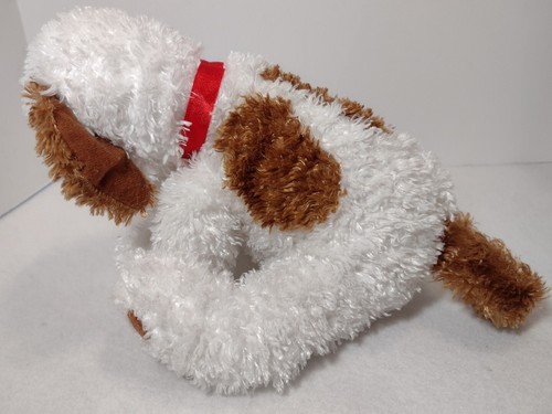 Floppy Jack Russell Terrier Plüschtier Stofftier Hund 12 Zoll Stofftier weiß braun Sitzsack - Bild 3 von 10