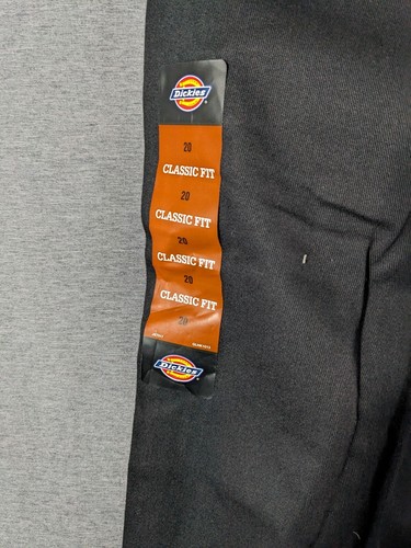 -00204 Dickies Boy's Flat Front Khaki Pants Classic Fit Straight Leg Flex 20 NWT - Picture 6 of 6