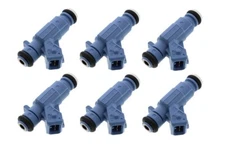 Set of 6 Fuel Injector (OEM) BOSCH 62717 for Mercedes-Benz Brand New