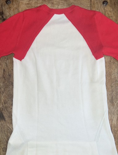 Dsquared2 “Pure Fuckin Canadian” Fitted Baseball Style Sexy TShirt Red & White S - Picture 3 of 9